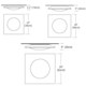 Vanilla Sky Square Ceiling Flush Mount - /
