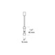 2-Circuit Monorail Standoff Vault Adapter  -  / 