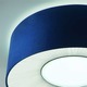 Velvet Ceiling Flush Mount -  / Blue / Warm White