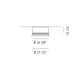 Velvet Ceiling Flush Mount -  / 