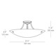 Veneto Grande Semi Flush Ceiling Mount - /