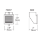 Vision 3 Wall Recessed -  / 