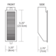Vision 8 Wall Recessed - /
