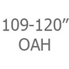 109-120 inch Overall Height