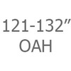121-132 inch Overall Height
