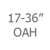 017-36 inch Overall Height