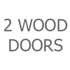2 Wood Doors