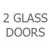 2 Glass Doors