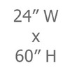 24W x 60H
