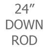 24 inch Down Rod