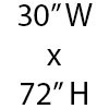30W x 72H