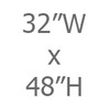32W x 48H