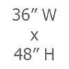 36W x 48H