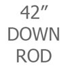 42 inch Down Rod