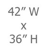42W x 36H