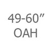 049-60 inch Overall Height