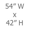 54W x 42H
