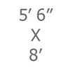 05ft 6in x 8ft