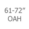 061-72 inch Overall Height