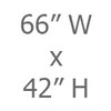 66W x 42H