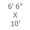 06ft 6in x 10ft