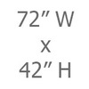 72W x 42H