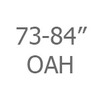 073-84 inch Overall Height