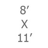 08ft x 11ft