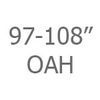 097-108 inch Overall Height