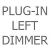 Plug-In w/ Left Dimmer Switch on Canopy