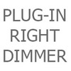 Plug-In w/ Right Dimmer Switch on Canopy