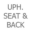 Upholstered Seat & Back