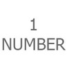 1 Number