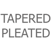 Tapered Pleated