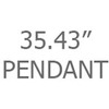 35.43 Inch Pendant