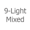 9-Light / Mixed Shades