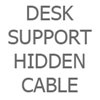 Desk Support Hidden Cable