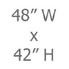 48W x 42H
