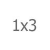 1x3