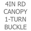 4 Inch Round Canopy-1 Turnbuckle