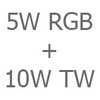 5 Watts RGB + 10 Watts Tunable White