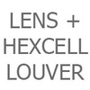 Lens + Hexcell Louver