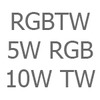 RGBTW 5W RGB + 10W Tunable White