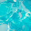 Turquoise Triplex Opal Bottom Glass