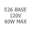 E26 Socket 60W Max