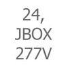 Size 024, Junction Box Driver, 277V
