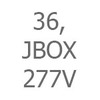 Size 036, Junction Box Driver, 277V