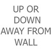 Up or Down Away From Wall