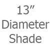 Shade - 13in Diameter