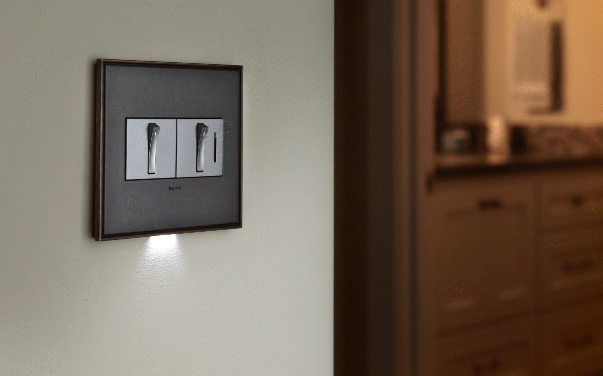 Pictured: Legrand Adorne Whisper Collection LED Dimmers